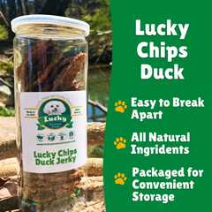 LC Duck facts + easy to break + all natural + convenient packaging 