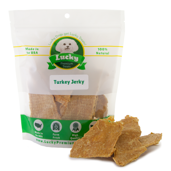Turkey Jerky Fillets Dog Treats – Lucky Premium Treats