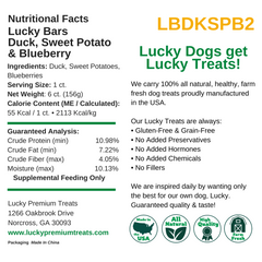 Nutritional Facts + Lucky Bars  + All Natural + No chemicals + No added hormones + No fillers