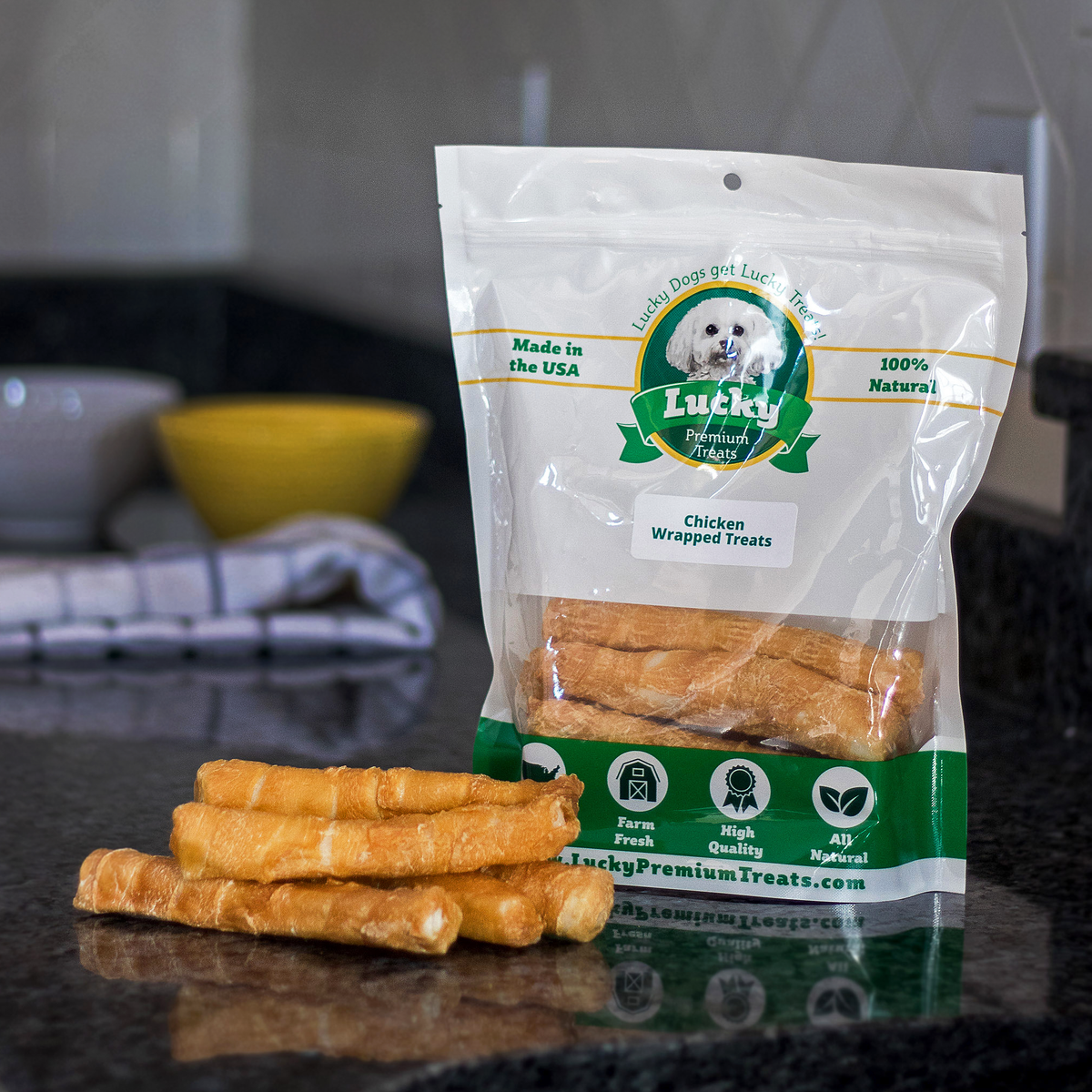 Chicken Wrapped Treats