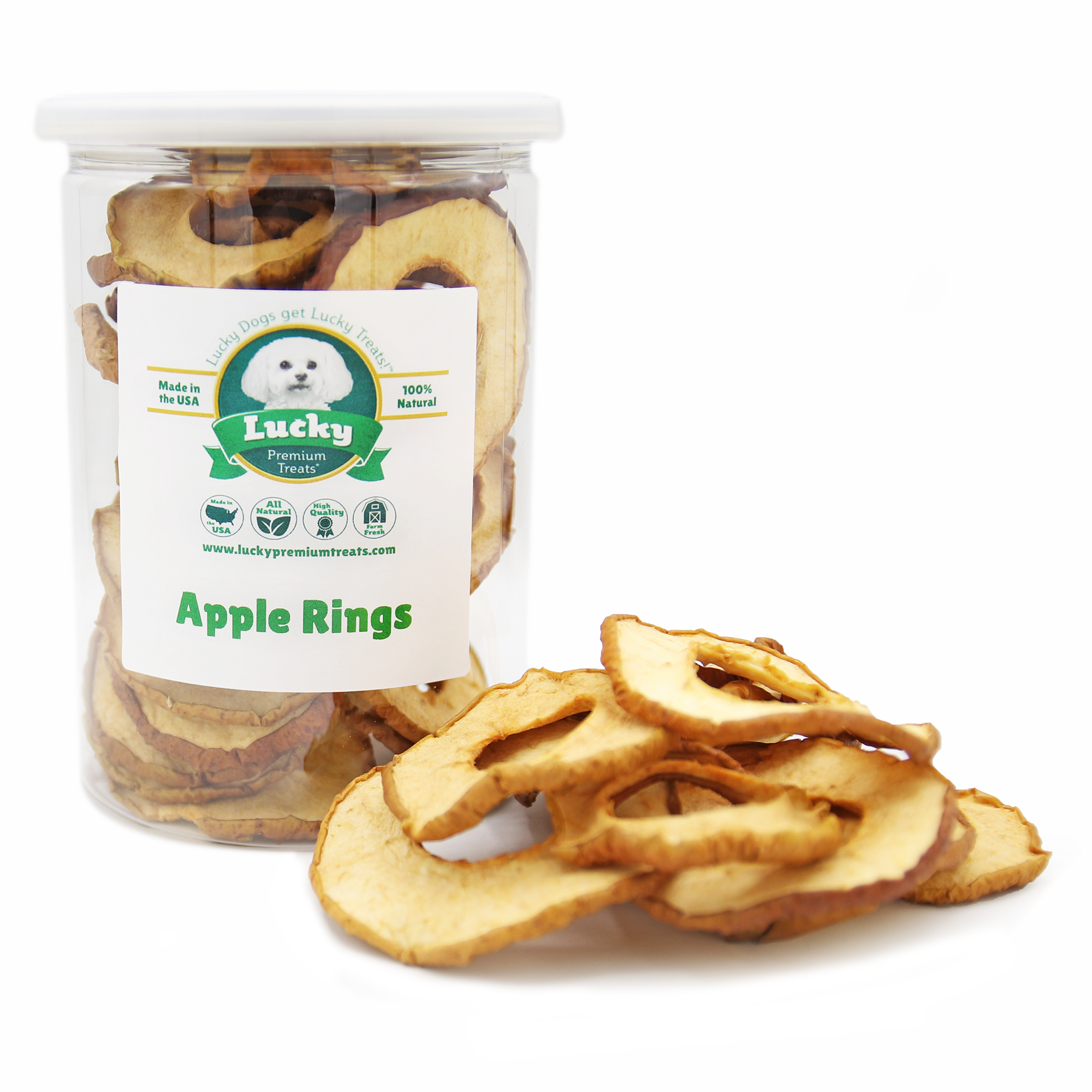 Apple Rings Dog Treats