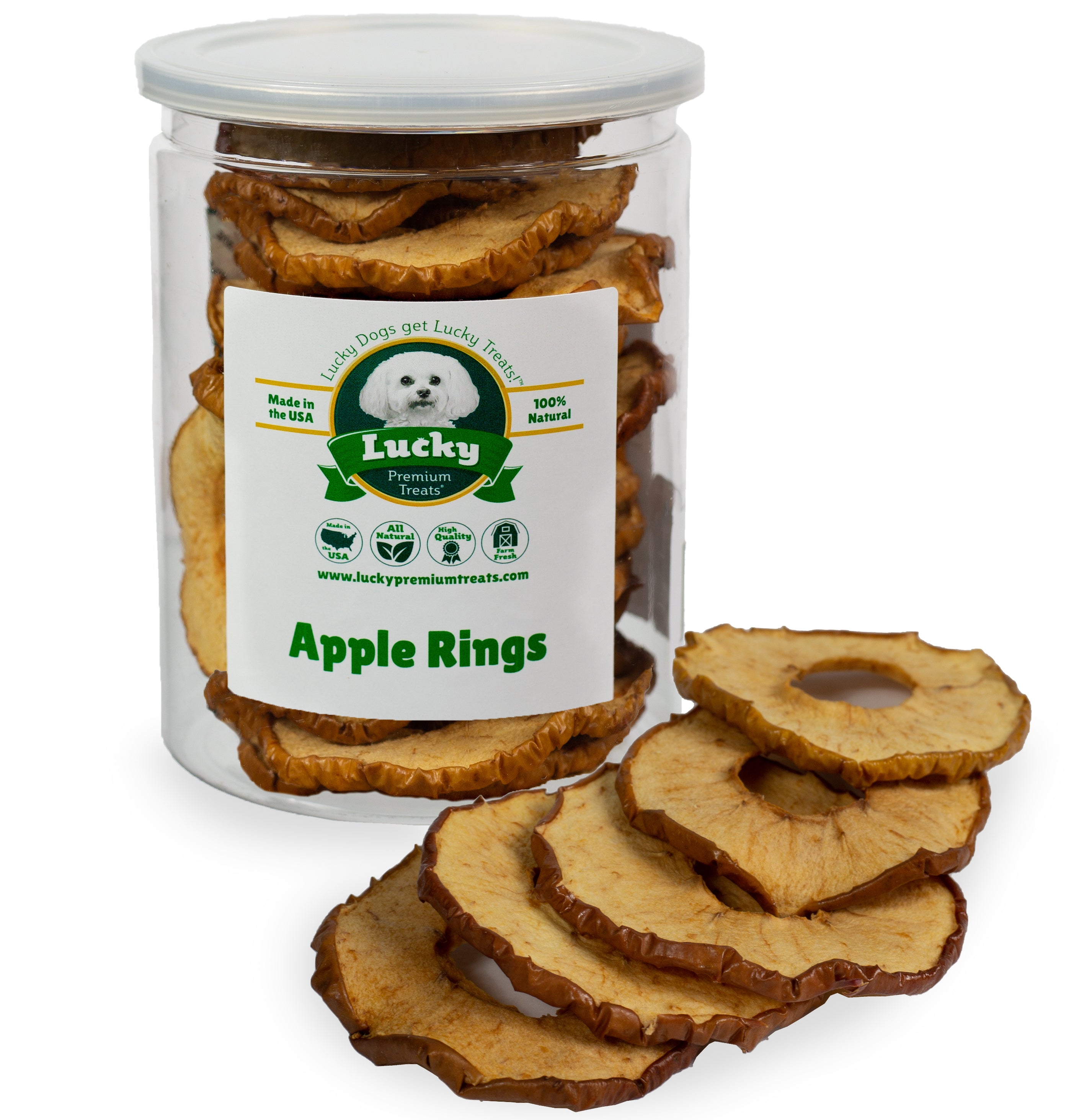 Apple Rings Dog Treats Lucky Premium Treats