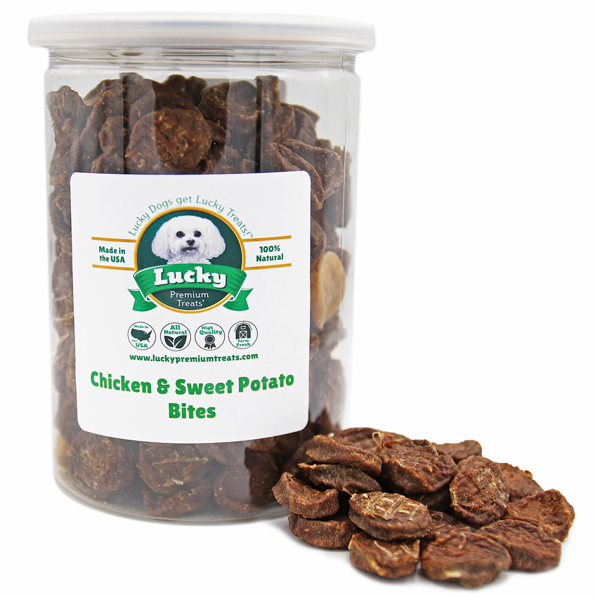 Chicken Jerky Bites Lucky Premium Treats