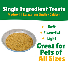 Soft + Flavor + Light + Single Ingredient Treats + Pets All Sizes 