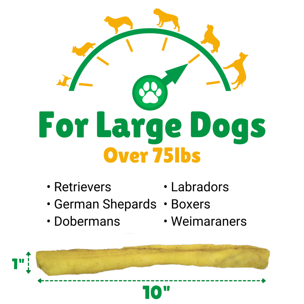 Retriever Rawhide Dog Chews – Plain & Basted Flavors