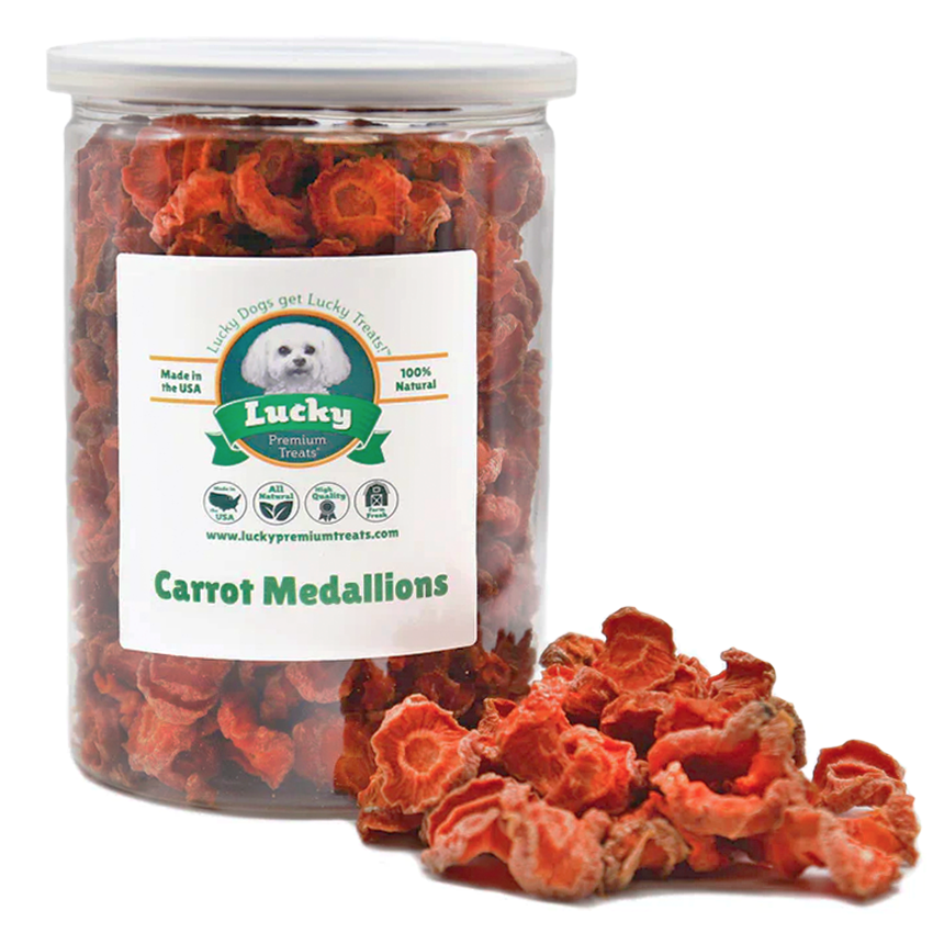 Carrot Medallion Dog Treats- Lucky Premium Treats