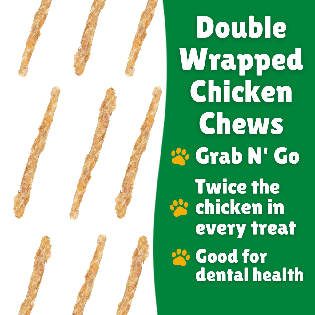 Double Chicken Wrapped Beefhide
