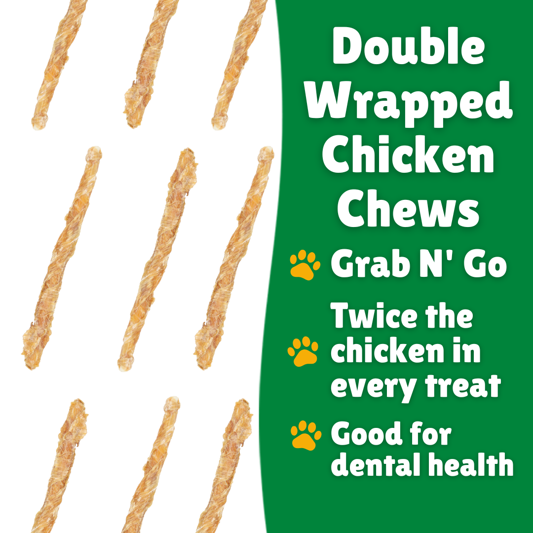 Double Chicken Wrapped Beefhide