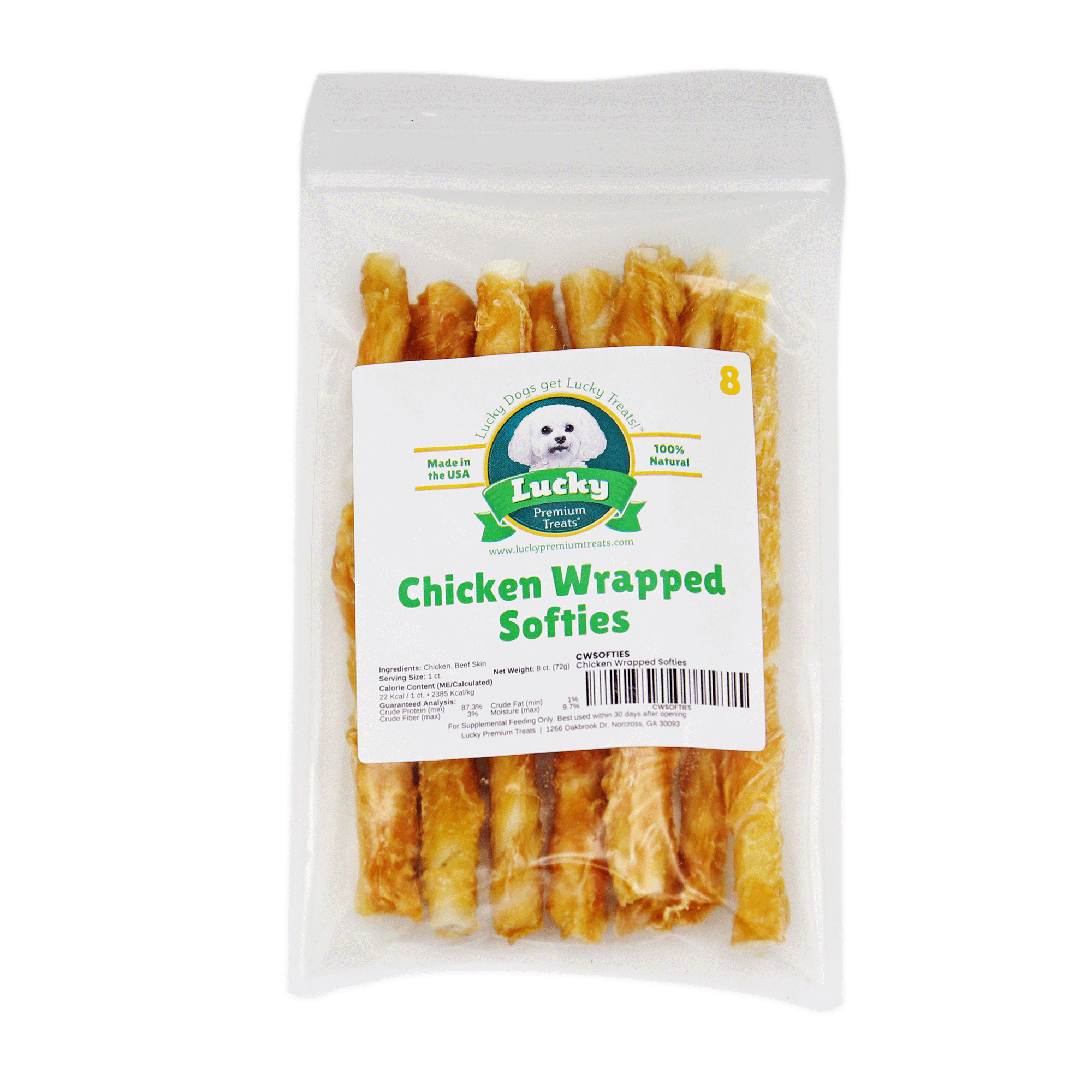 Chicken Wrapped Softies - Lucky Premium Treats