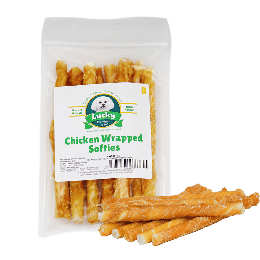 Chicken Wrapped Softies - Lucky Premium Treats 