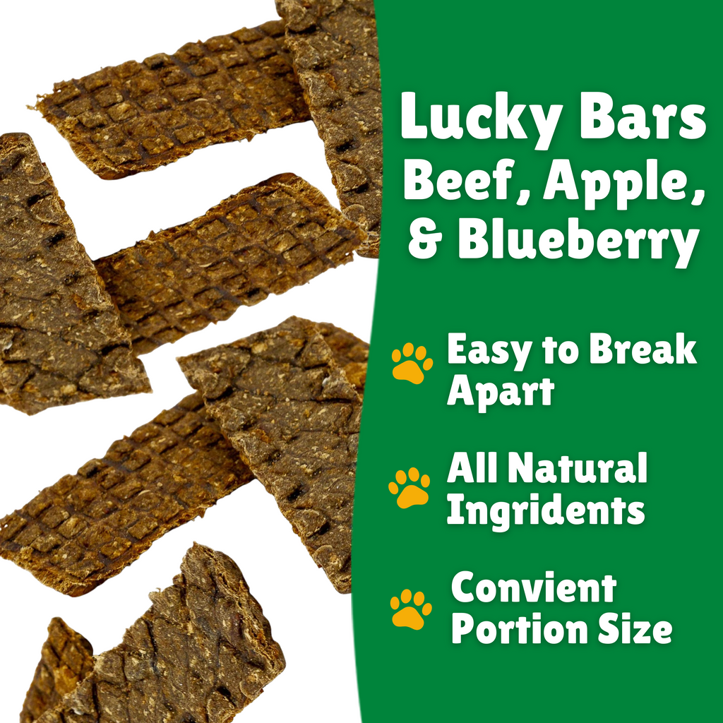 Lucky bars facts + easy to break + All Natural  + Convenient portion size 