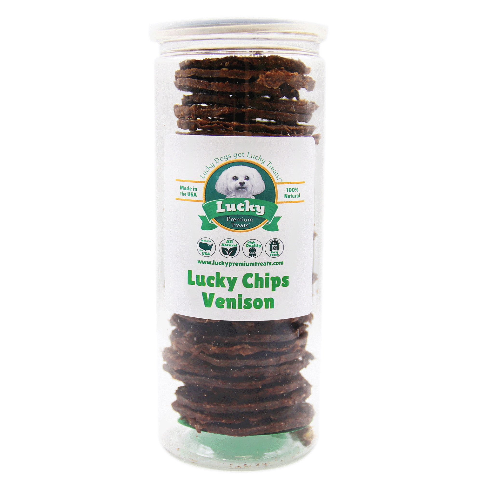 Luck Chips Venison- Lucky Treats Premium 