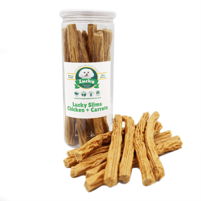 Lucky Slims Chicken + Carrrots - Lucky Premium Treats