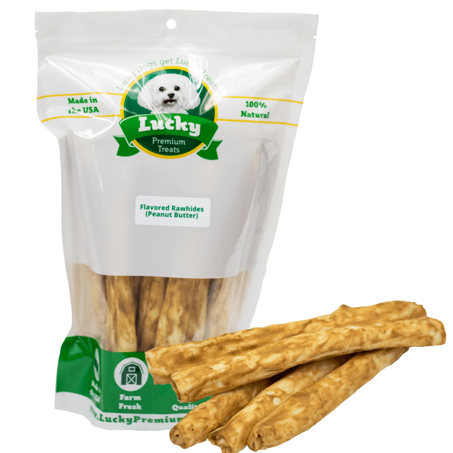 Peanut Butter Basted Beefhide: Retriever