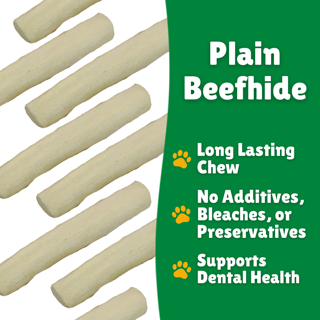 Beefhide facts + Long lasting + Per bite + Dental Health
