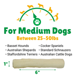 Medium Dogs + 25-50lbs (Pounds) + Basset Hounds + Cocker Spaniels + Australian Shepard's + Staffordshire Terriers+ Standard Schnauzers + Australian Cattle Dogs