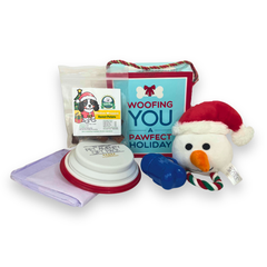 Holiday Dog Gift Boxes with Treats & Accessories