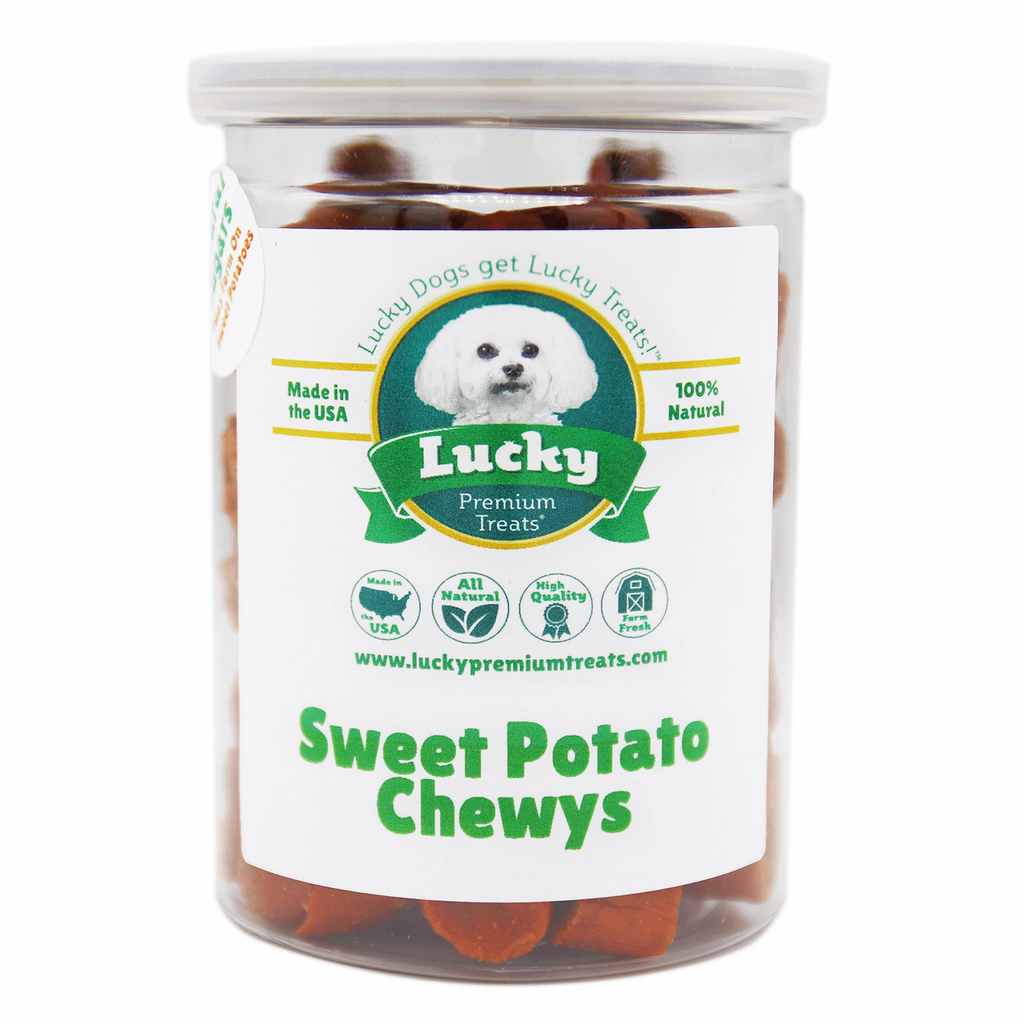 Sweet Potato Chewys- Lucky Premium Treats 