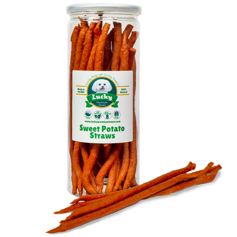 Sweet Potato Straws- Lucky Premium Treats 