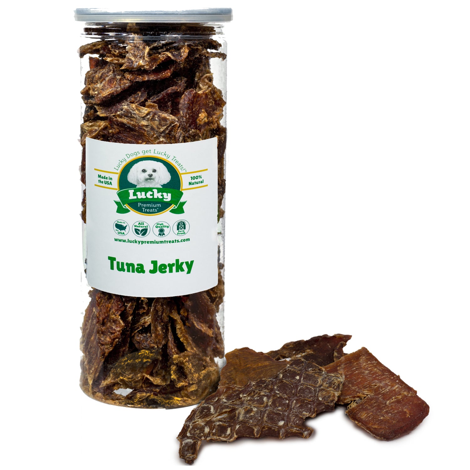 Tuna Jerky for Dogs and Cats- Lucky Premium Treats