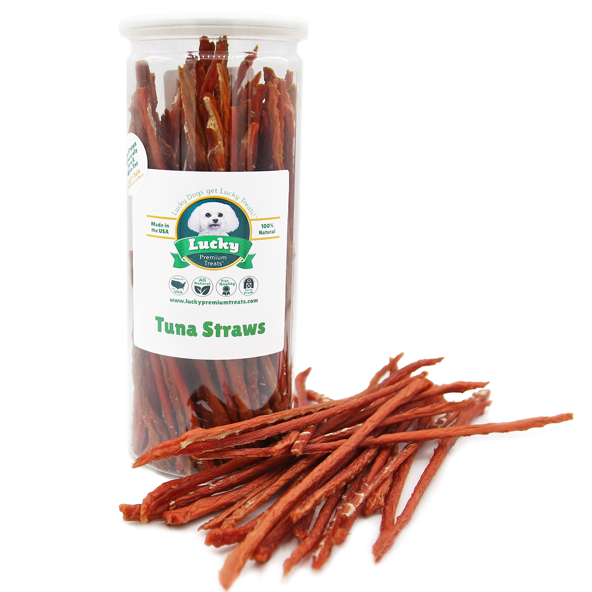 Tuna Straws for Dogs and Cats