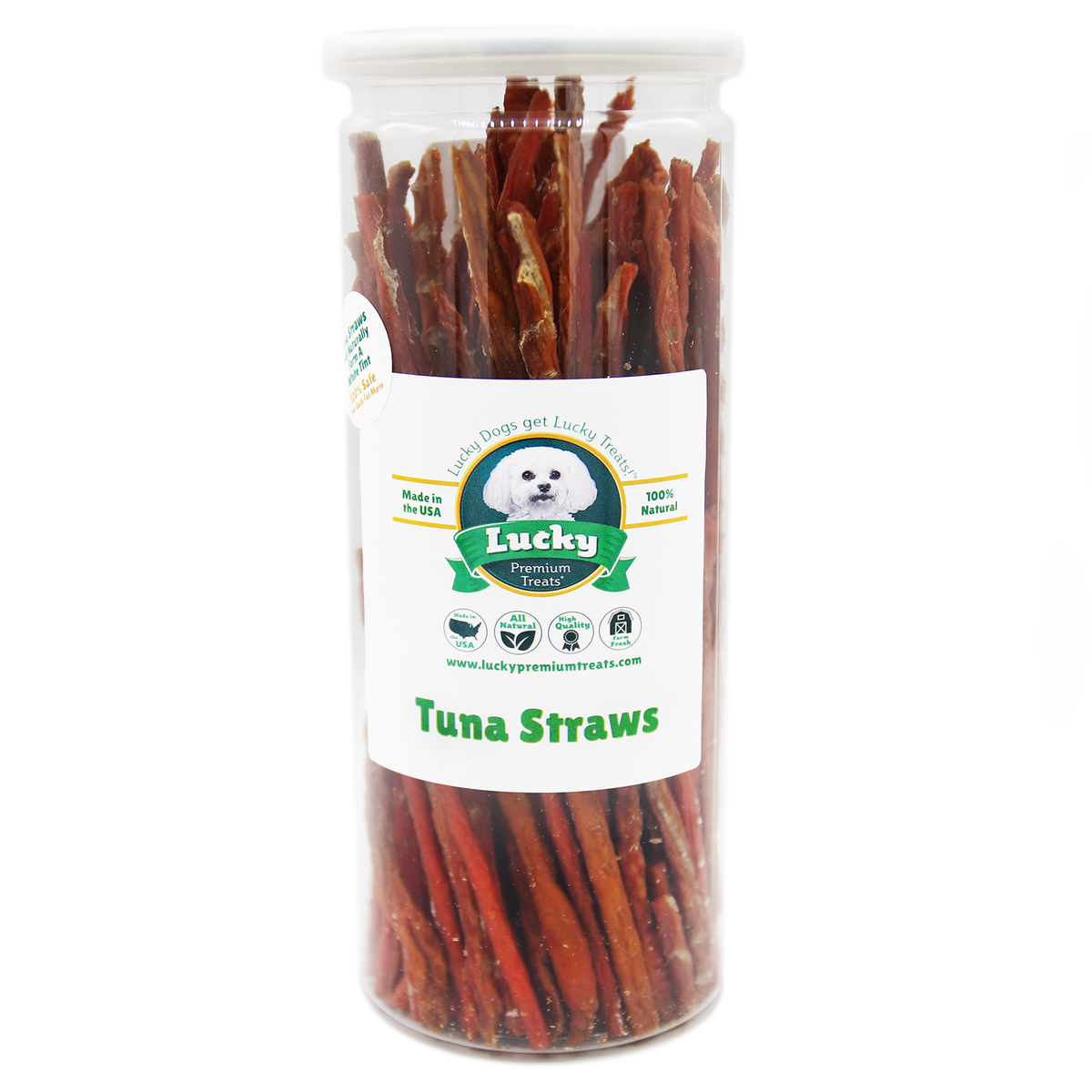 Tuna Straws for Dogs and Cats