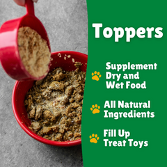 Dry & Wet Food Supplement + All Ingredients + Treat Toys 