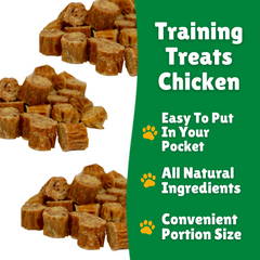 Training Treats: Chicken + Pocket access + All Natural + Convenient portion size 