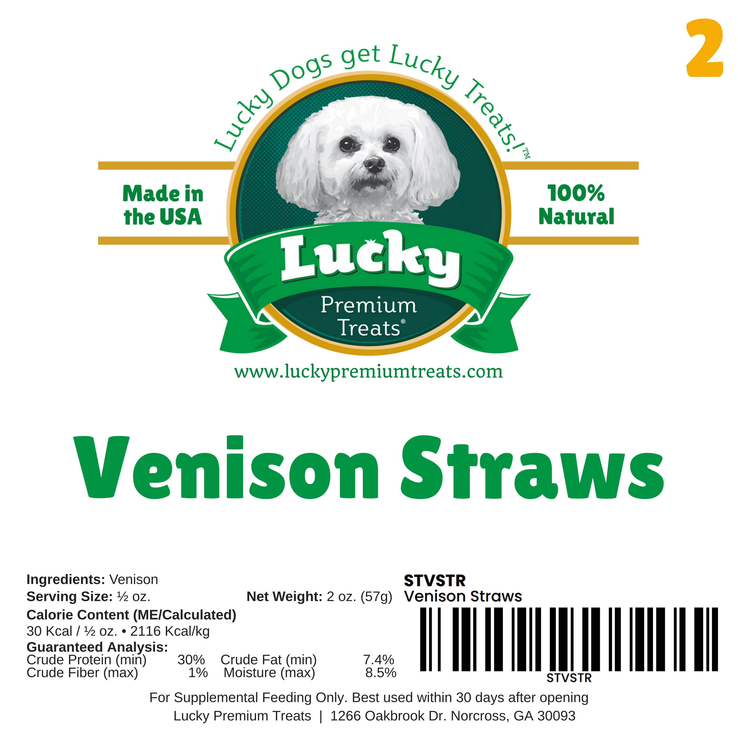 Small Treat: Venison Straws