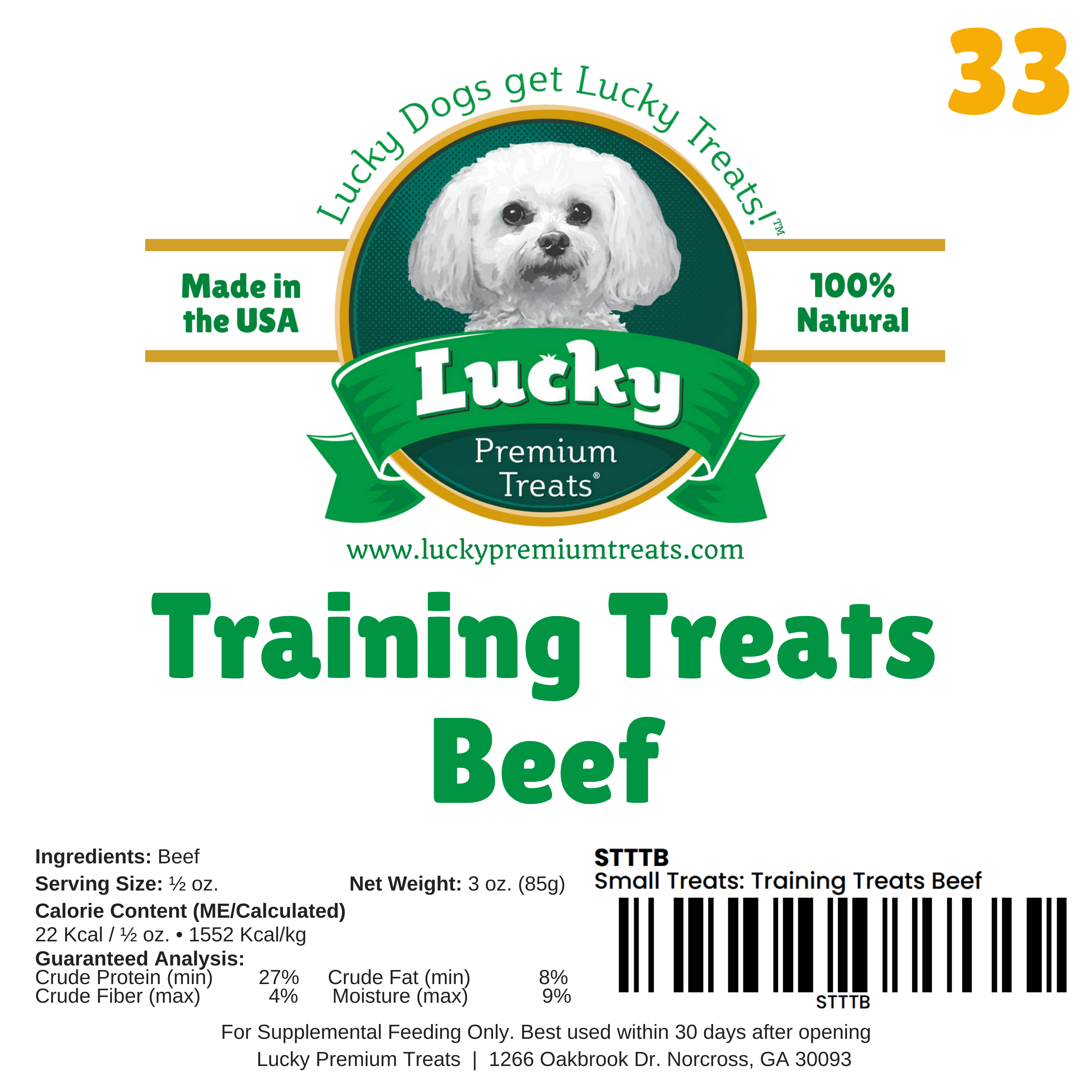 Small Treat: Training Treats Beef