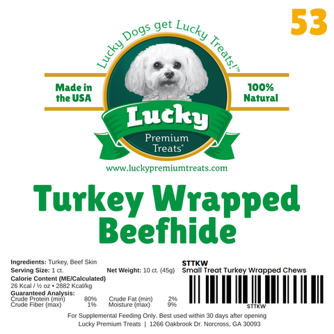Small Treat: Turkey Wrapped Beefhide