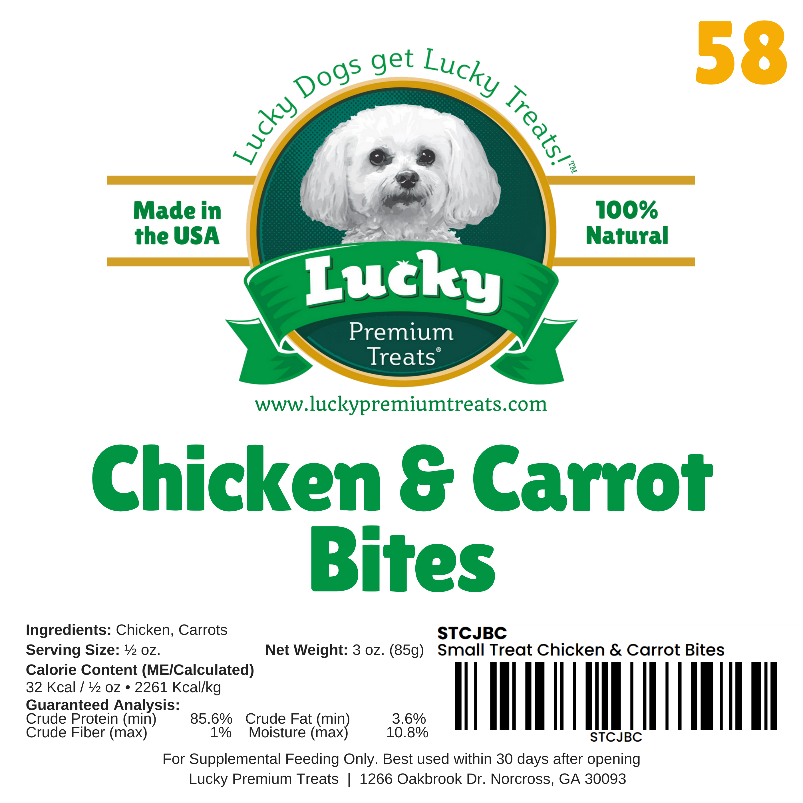 Small Treat: Chicken & Carrot Bites