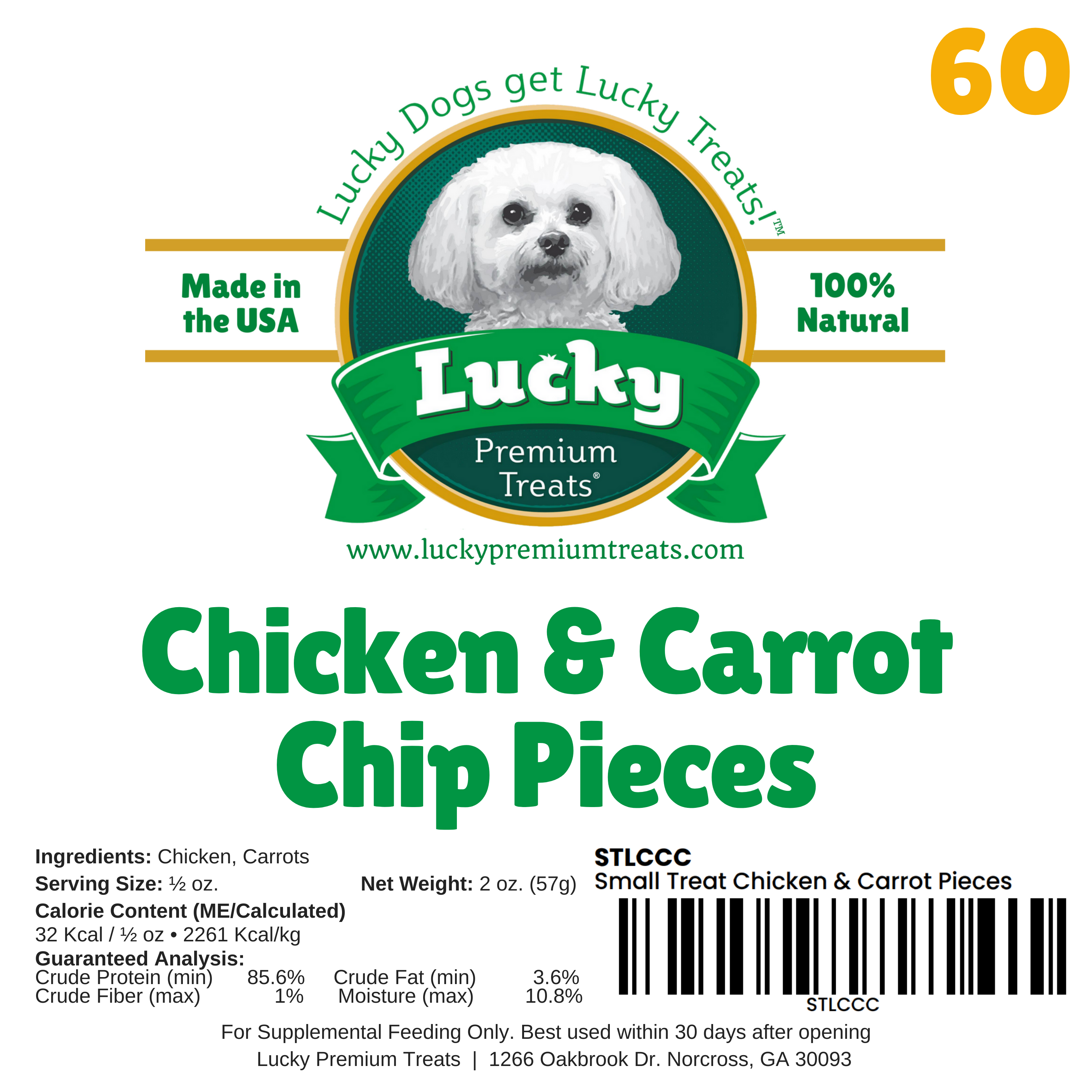 Small Treat: Chicken & Carrot Chip Pieces