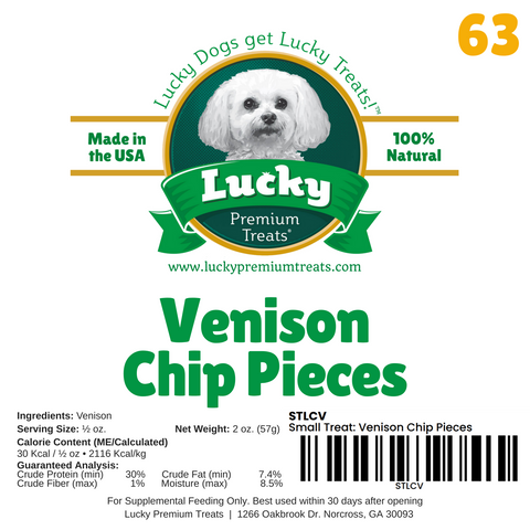 Small Treat: Venison Chip Pieces