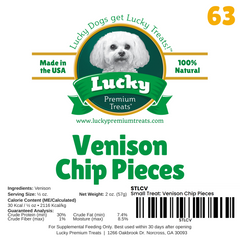 Small Treat: Venison Chip Pieces