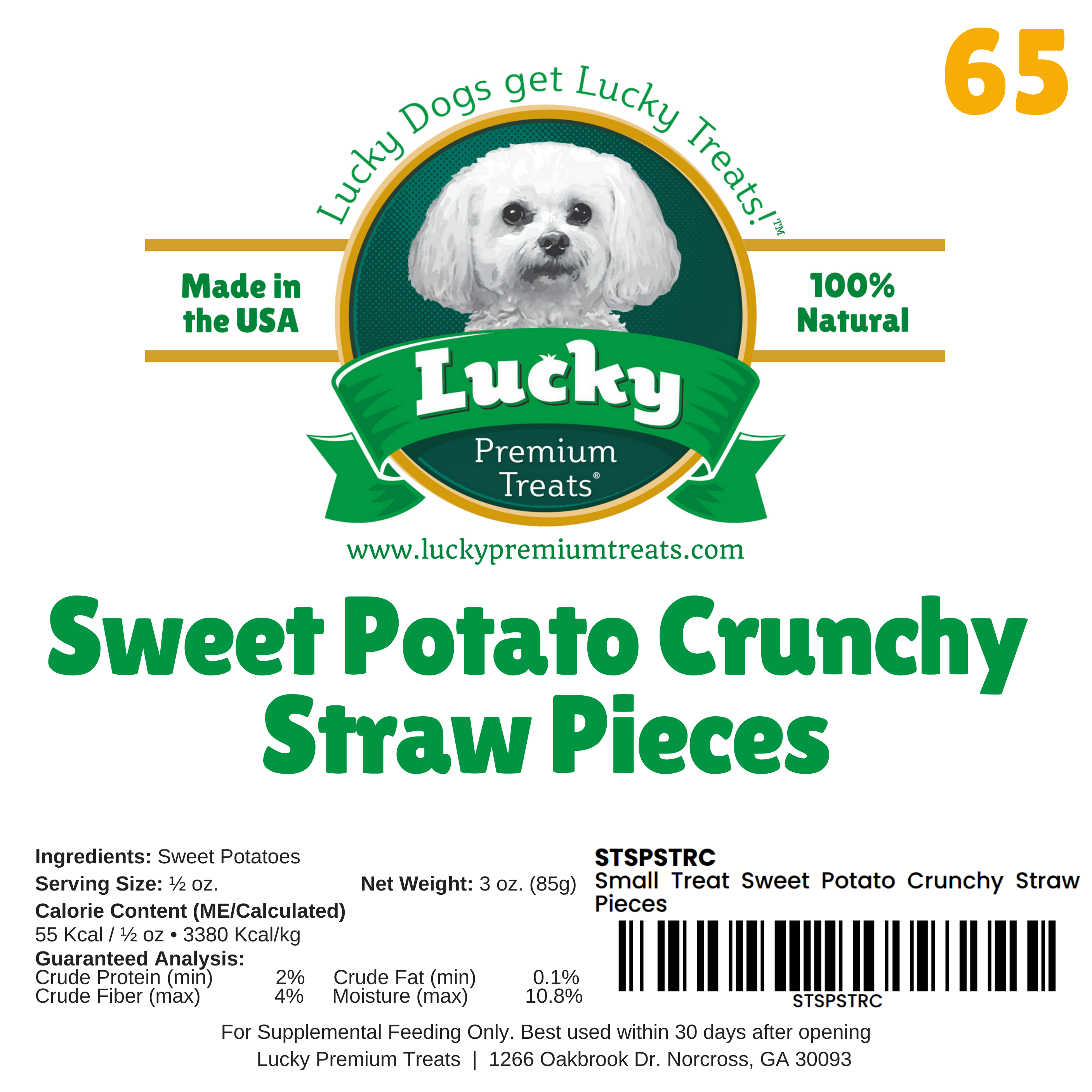 Small Treat: Sweet Potato Crunchy Straw Pieces