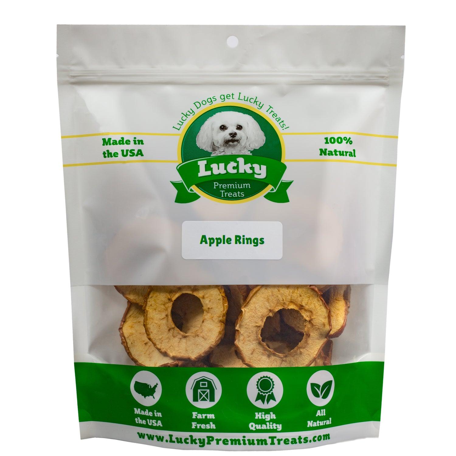 Apple Rings Dog Treats - Lucky Premium Treats