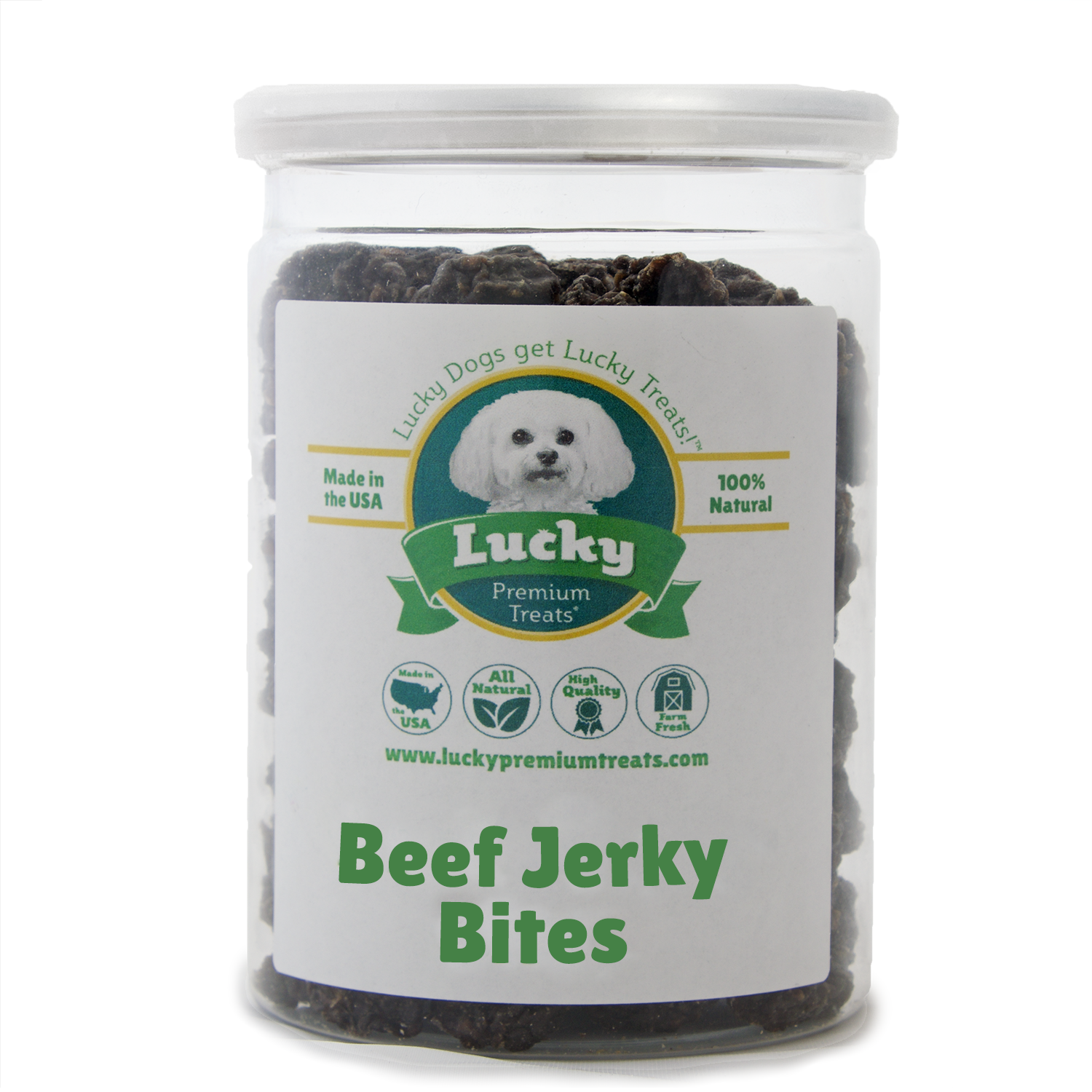 Beef Jerky Bites- Lucky Premium Treats
