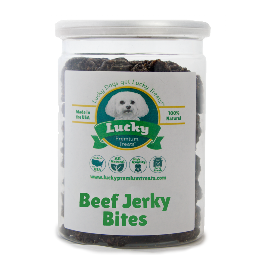 Beef Jerky Bites- Lucky Premium Treats