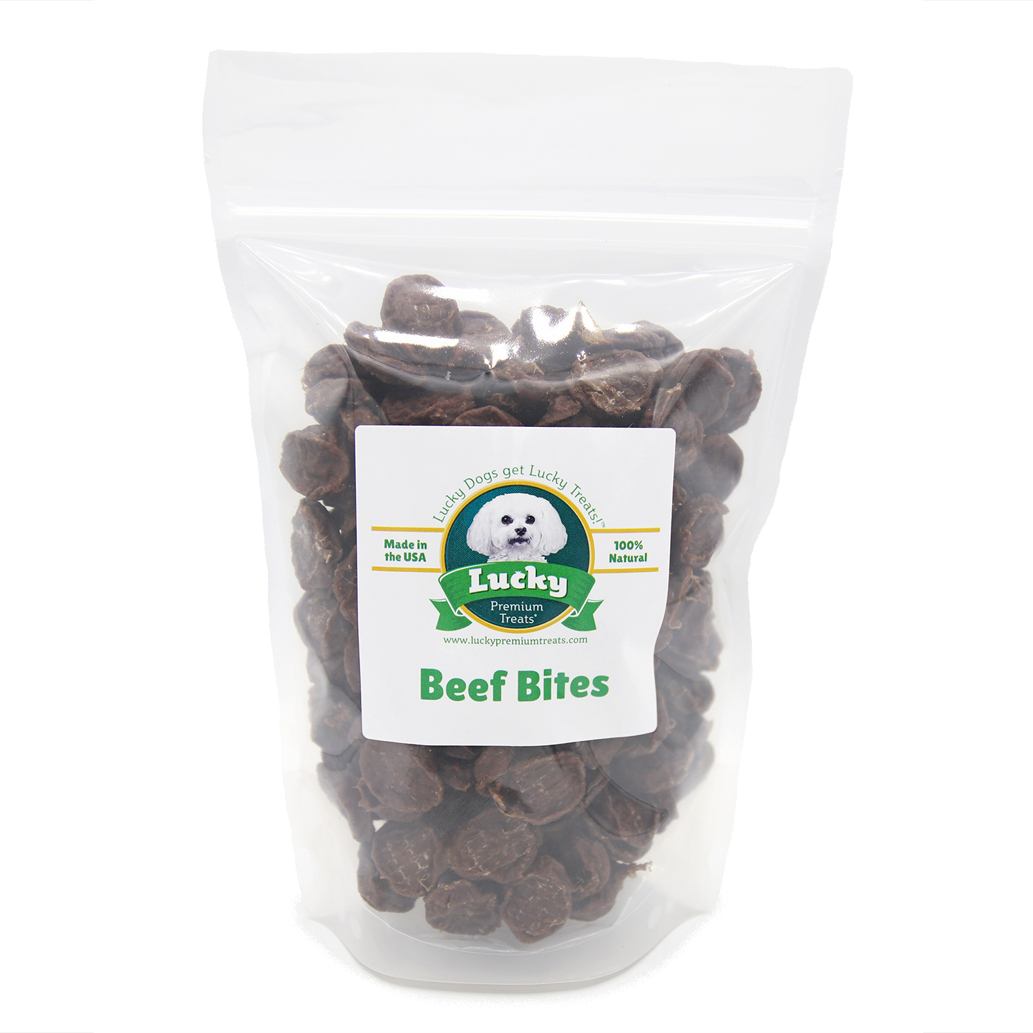 Beef Jerky Bites Lucky Premium Treats
