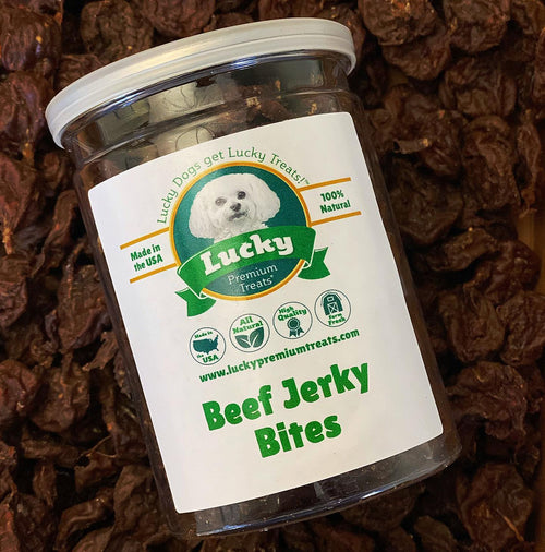 Beef Jerky Bites- Lucky Premium Treats