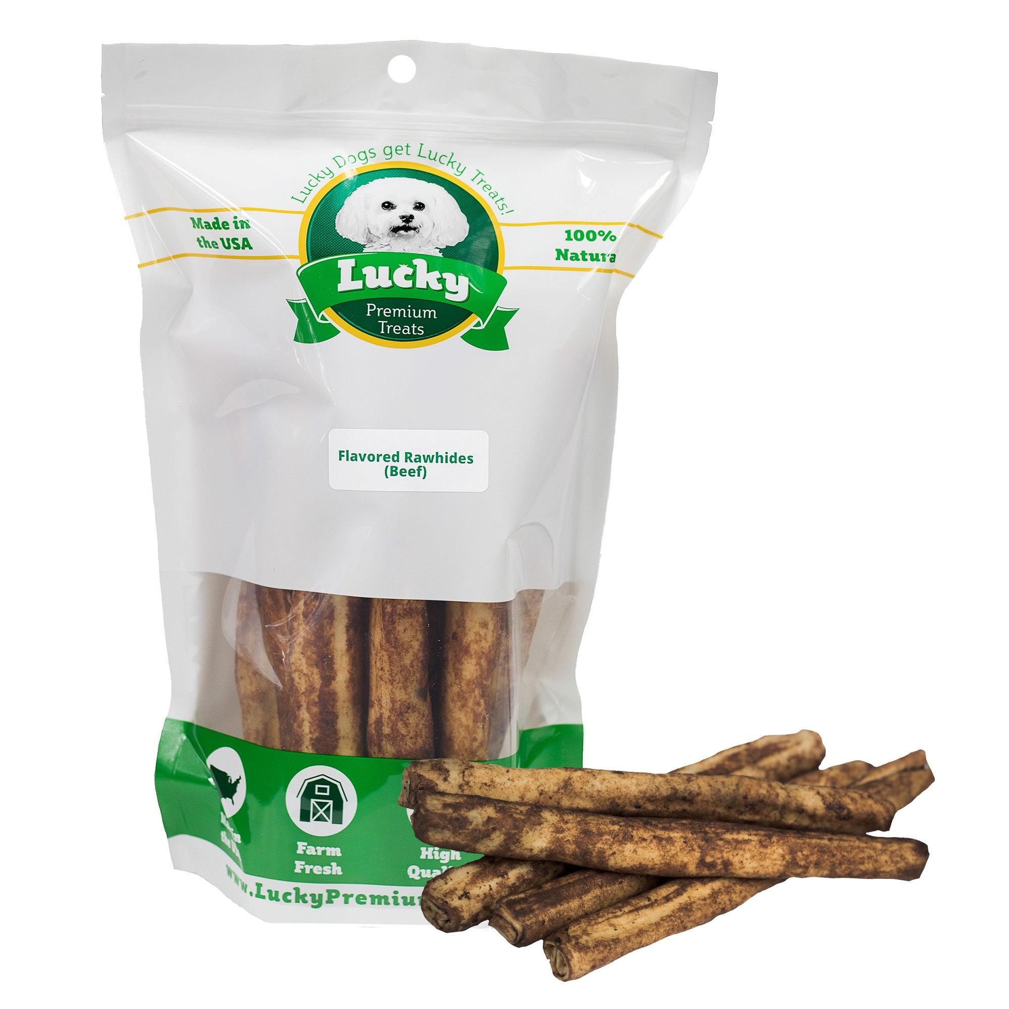 Beef Basted Beefhide: Retriever - Lucky Premium Treats