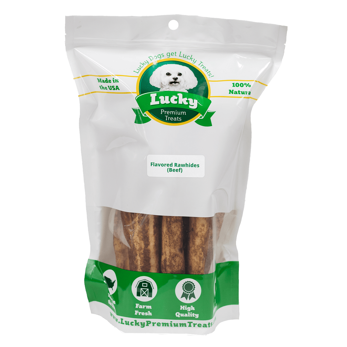 Beef Basted Beefhide: Retriever – Lucky Premium Treats