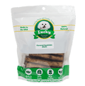 Lucky Premium Treats Beef Flavor Basted Rawhide Dog Treats for Medium Dogs