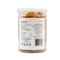 Nutritional Facts + Chicken Curls  + All Natural + No chemicals + No added hormones + No fillers 