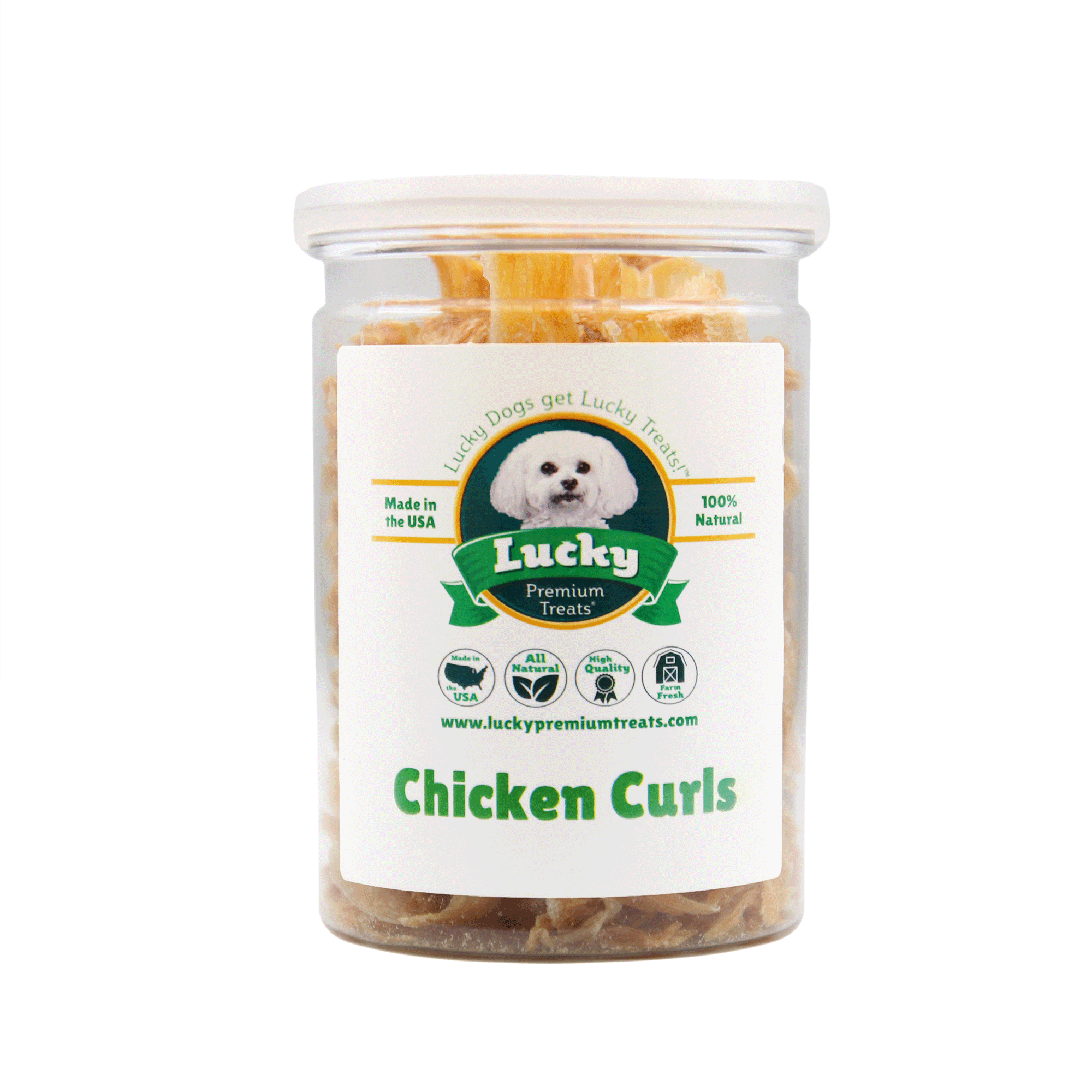 Chicken Curls- Lucky Premium Treats