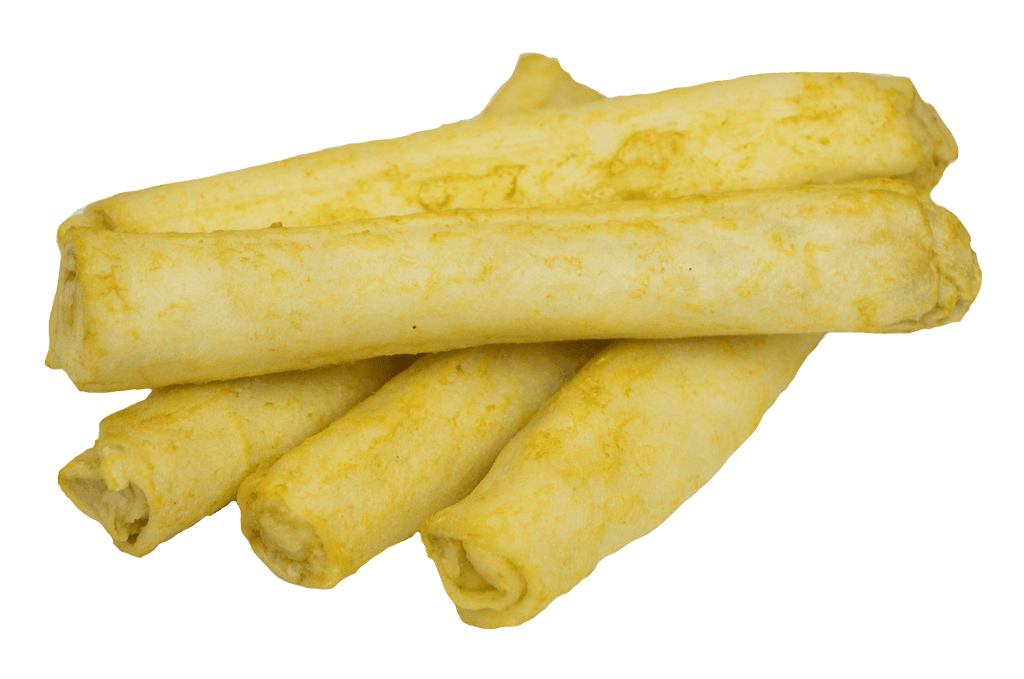Lucky Premium Treats Chicken Flavor Basted Rawhide Dog Treats for Medium Dogs