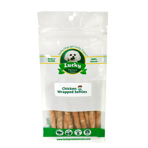 Lucky Premium Treats Dog Treats - Chicken Wrapped Softies