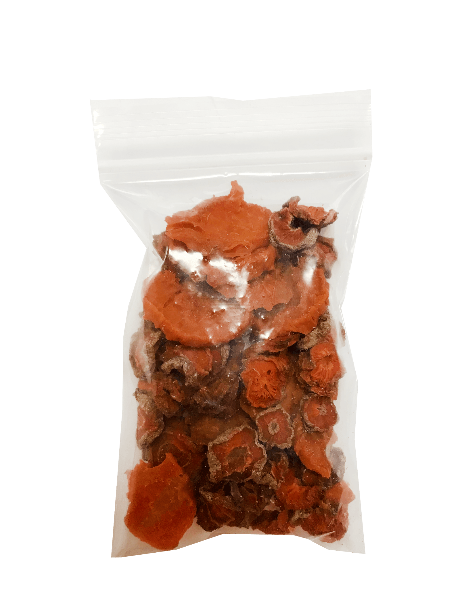 Lucky Premium Treats Garden Harvest Dog Treats - Carrot Medallions & Sweet Potato Sweetzies small bag back
