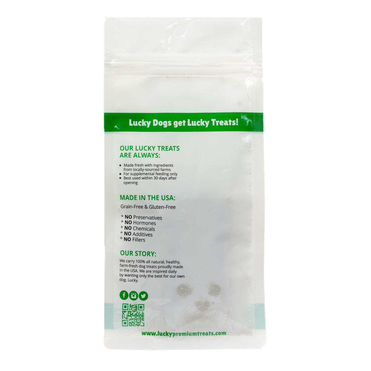 Lucky Bars: Beef, Apple, & Blueberry, Bag- Lucky Premium Treats